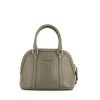 Gucci Guccissima handbag in grey empreinte monogram leather - 360 thumbnail