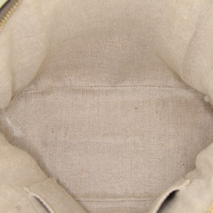 Gucci Guccissima handbag in grey empreinte monogram leather - Detail D3