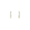 Messika Gatsby mini earrings in yellow gold and diamonds - 00pp thumbnail