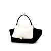 Celine Trapeze handbag in black and white bicolor leather - 00pp thumbnail