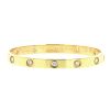 Cartier Love 10 diamants bracelet in yellow gold and diamonds, size 17 - 00pp thumbnail