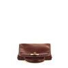 Hermès Kelly 28 cm handbag in burgundy box leather - 360 Front thumbnail