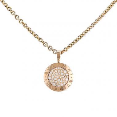 Collana Bulgari Bulgari in oro rosa e diamanti Collana Bulgari Bulgari in oro rosa e diamanti