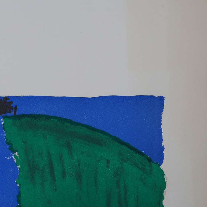 Sonia Delaunay, "Hommage à Stravinsky", grande lithographie en couleurs sur papier, signée et numérotée, de 1970 - Detail D3