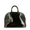 Louis Vuitton Alma large model handbag in black patent epi leather - 360 thumbnail
