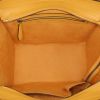 Borsa Celine Luggage Mini in pelle martellata gialla - Detail D2 thumbnail