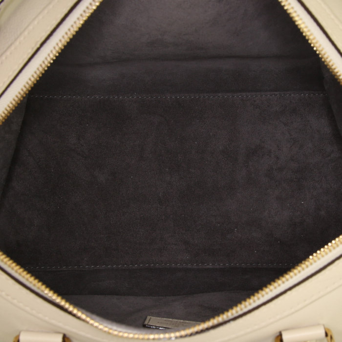 Sac à main Louis Vuitton Speedy Sofia Coppola en cuir beige - Detail D3