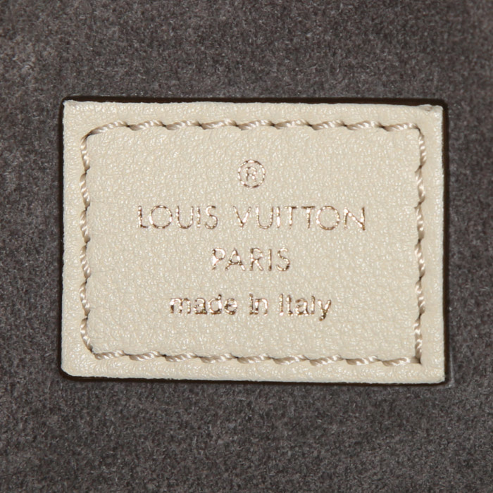 Louis Vuitton Speedy Sofia Coppola handbag in beige leather - Detail D4