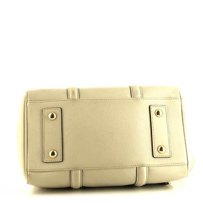 Bolso de mano Louis Vuitton Speedy Sofia Coppola en cuero beige - Detail D5