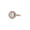 Vintage ring in pink gold and diamonds (central diamond 0.70 ct) - 00pp thumbnail