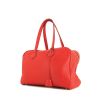 Hermes Victoria handbag in red togo leather - 00pp thumbnail