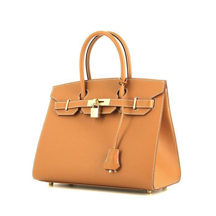 Hermes Birkin 30 Gold, Epsom, GHW, Stamp M, Women's Fashion, Bags