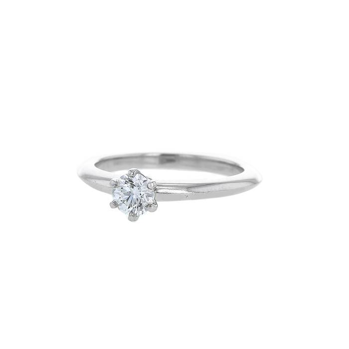Alliance Tiffany & Co Setting en platine et diamant (0,40 carat) - 00pp