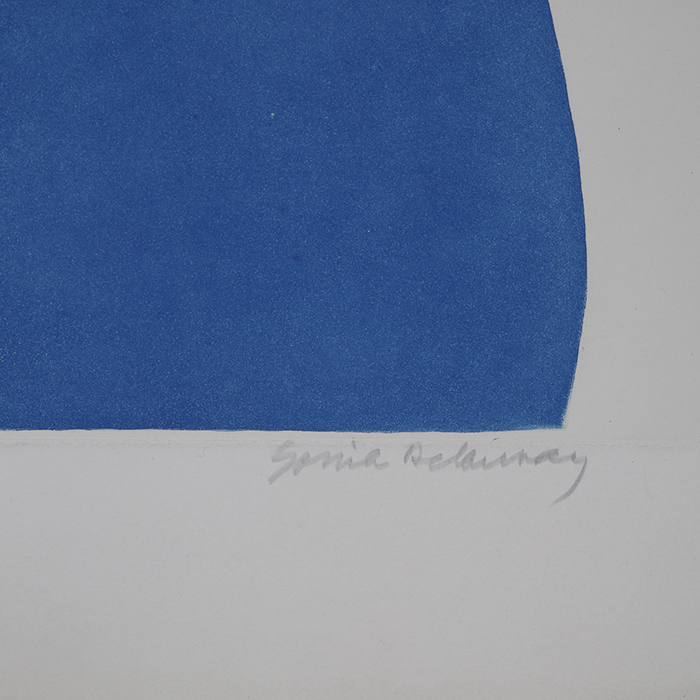Sonia Delaunay, "Titre inconnu", eau-forte et aquatinte sur papier, signée, numérotée, vers 1970 - Detail D1