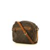 Borsa a tracolla Louis Vuitton Senlis in tela monogram marrone e pelle naturale - 00pp thumbnail