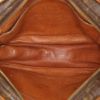 Borsa a tracolla Louis Vuitton Senlis in tela monogram marrone e pelle naturale - Detail D2 thumbnail