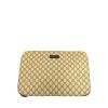Gucci briefcase in beige monogram canvas and brown leather - 360 thumbnail