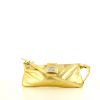 Fendi Baguette shoulder bag in gold leather - 360 thumbnail
