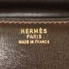 Sac à main Hermes Porta Constance en cuir box marron-chocolat - Detail D4 thumbnail