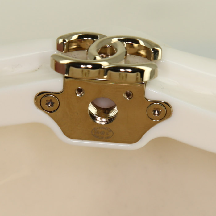 Borsettina da sera Chanel Editions Limitées in resina bianca - Detail D3