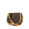 Louis Vuitton Menilmontant shoulder bag in brown monogram canvas and natural leather - 00pp thumbnail