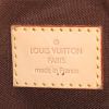 Louis Vuitton Menilmontant shoulder bag in brown monogram canvas and natural leather - Detail D3 thumbnail