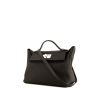 Hermès 24/24 handbag in black leather - 00pp thumbnail