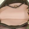 Louis Vuitton Capucines shoulder bag in khaki and beige grained leather - Detail D3 thumbnail