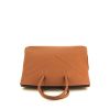 Hermes Birkin Shadow 35 cm handbag in gold Swift leather - 360 Front thumbnail