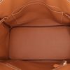 Hermes Birkin Shadow 35 cm handbag in gold Swift leather - Detail D2 thumbnail