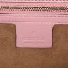 Gucci Padlock handbag in pink smooth leather - Detail D4 thumbnail