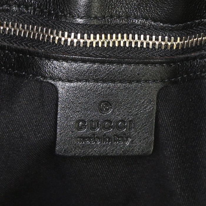 Bolso de mano Gucci en cuero negro - Detail D3
