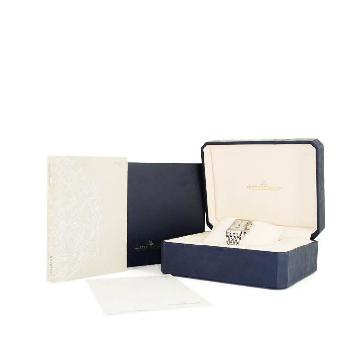 Montre Jaeger-LeCoultre Reverso Memory en acier Ref :  255.8.82 Vers  2000 - Detail D3