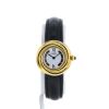 Reloj Cartier Must De Cartier de plata dorada Ref :  2735 Circa  1990 - 360 thumbnail