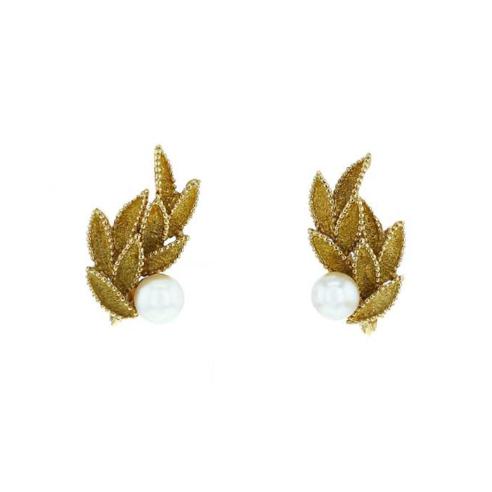 10 clip in argento con 8 mm klebepad von Vintage Parts, gioielli fai da te