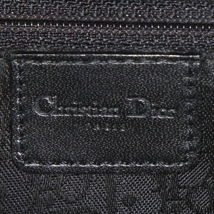 Bolso de mano Dior Colombus en cuero negro - Detail D3
