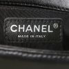 Chanel Mini Boy shoulder bag in black quilted leather - Detail D4 thumbnail