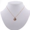Chaumet Accroche Coeur pendant in pink gold - 360 thumbnail
