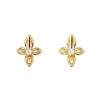 Mikimoto earrings for non pierced ears in yellow gold and pearls - 00pp thumbnail