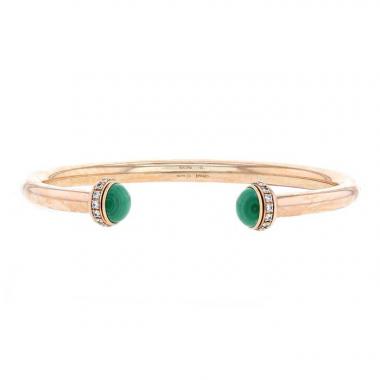 Brazalete Piaget Possession en oro rosa,  malachite y diamantes