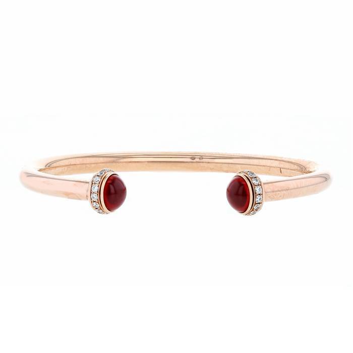 Piaget Possession open bangle bracelet 18k rose gold diamond 16  Luxury  Brand Brokers