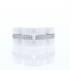Anello rigido Chanel Ultra in oro bianco,  ceramica bianca e diamanti - 360 thumbnail