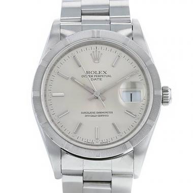 Reloj Rolex Oyster Perpetual Date de acero Ref :  15210 Circa  1995