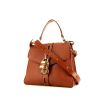 Chloé Aby handbag in brown grained leather - 00pp thumbnail