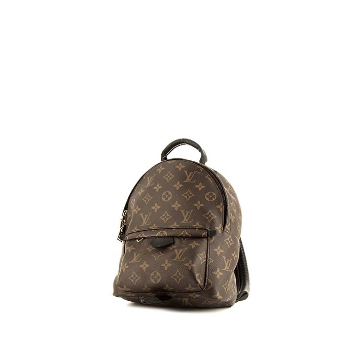 Palm springs cloth backpack Louis Vuitton Brown in Cloth - 19004924