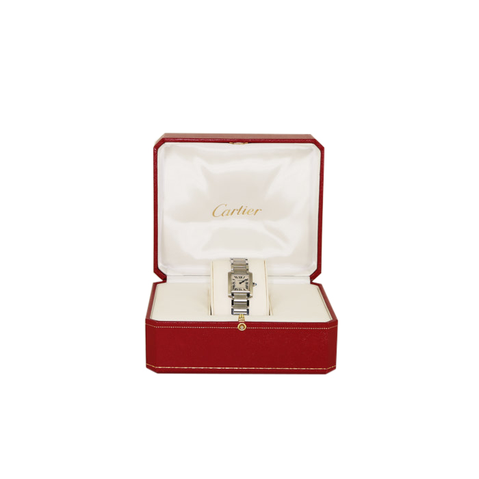 Cartier Tank Française watch in stainless steel Ref:  2300 Circa  1990