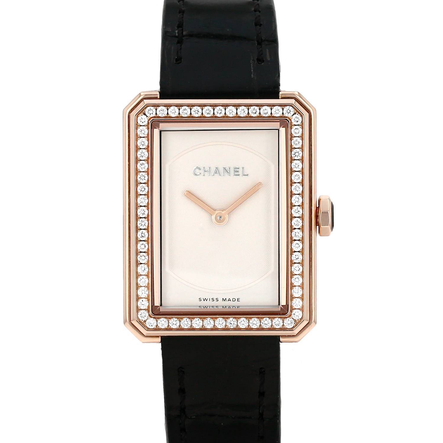 Montre Chanel Boy-friend petit modèle en or rose Vers 2020