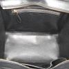 Bolso de mano Celine Luggage Mini en cuero tricolor azul, negro y beige - Detail D3 thumbnail