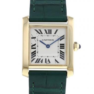 Cartier Tank Française watch in yellow gold Ref:  1821 Circa  1992