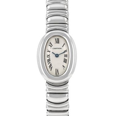 Cartier Mini Baignoire  in white gold Ref: Cartier - 2369  Circa 2000